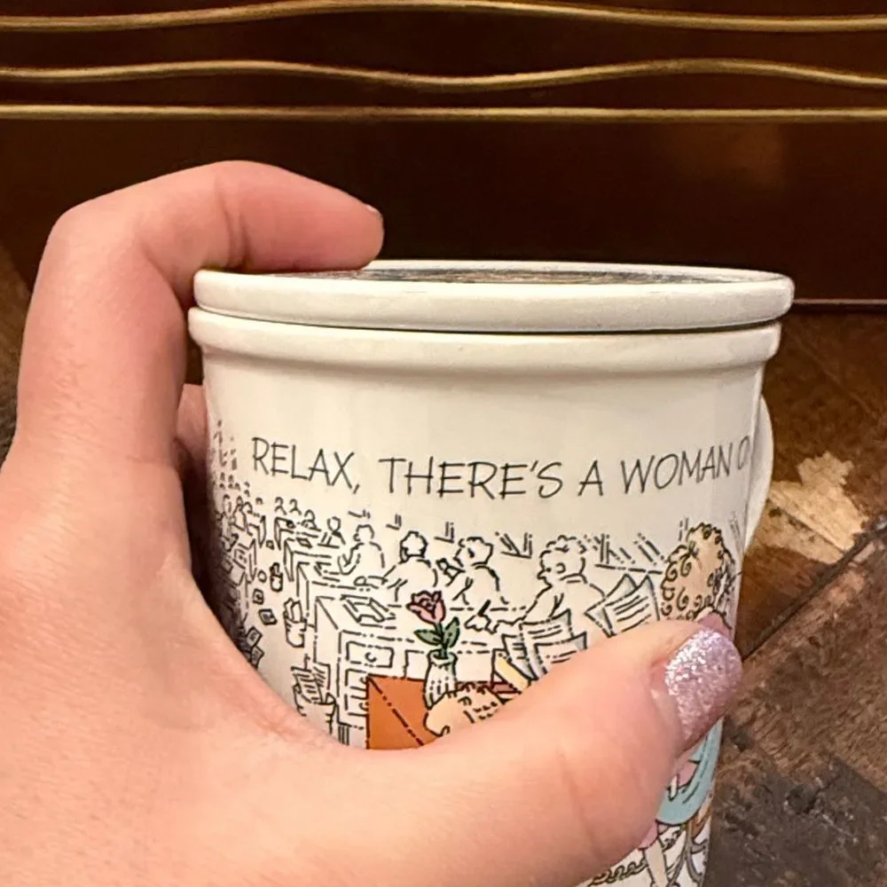 1986 Hallmark Mug Mates Vintage “Women On The Job”